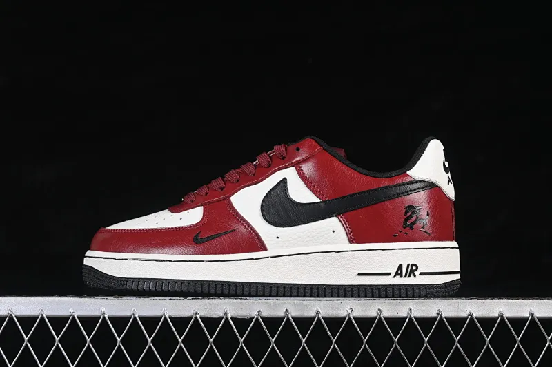All categories Nk Air Force 1 Air Force series Nk Air Force 1 Low Air Force low top Nike Air Force 1'07 Low Year of the Horse limited edition Red milk white Air Force 1 low top casual sneakers HF3148-102